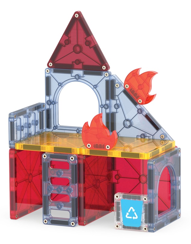 Magna-Tiles - MAGNA-TILES - Fire Rescue - 27 Piece