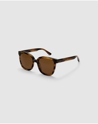Daniel Wellington - Grande Acetate Brown Sunglasses