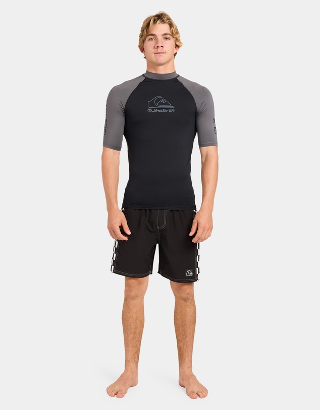 Quiksilver - Mens On Tour Short Sleeve Rash Vest