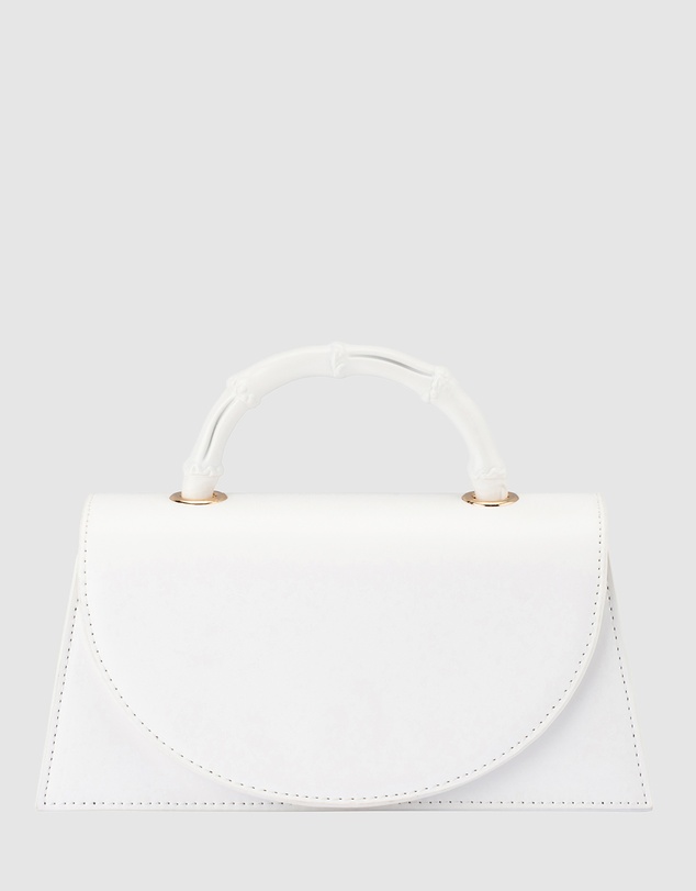 Olga Berg - Phoebe Bamboo Handle Bag