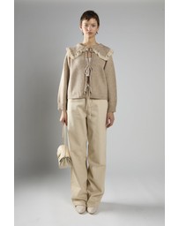 Glamorous - Collar Tie Front Cardigan