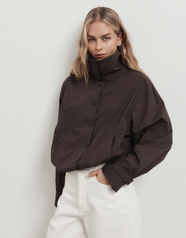 Witchery - Poplin Funnel Jacket