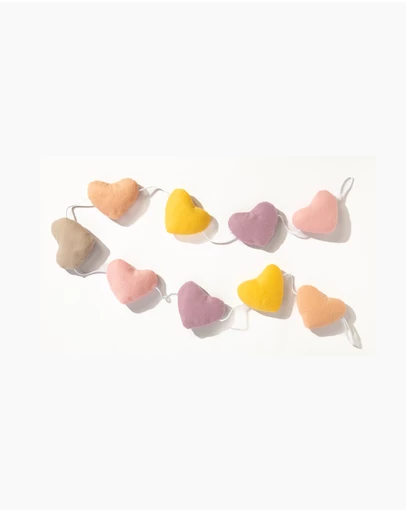 Living Textiles - Bunting Decoration - Bohemian Bliss/Heart