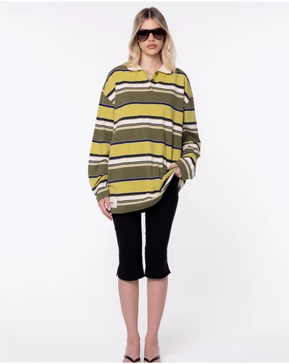 JGR & STN - Elle Oversized LS Polo