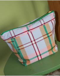 Mosey Me - Confetti Plaid Cosmetic Bag