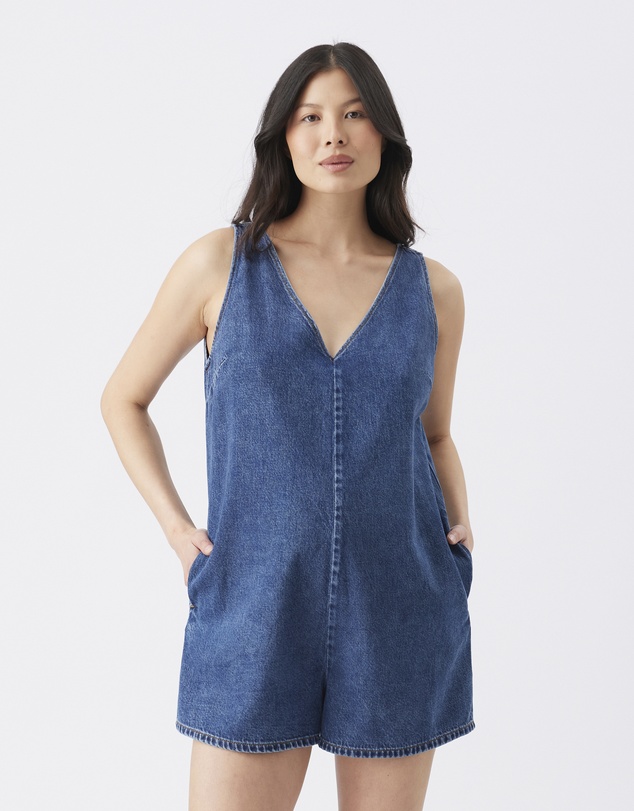 Ripe Maternity - Fenix Denim Playsuit