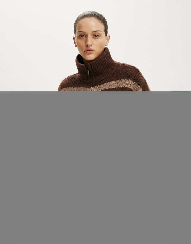 Cotton On - Luxe Funnel Zip Pullover