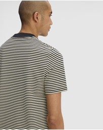 Fred Perry - Fine Stripe Heavy Weight T-Shirt