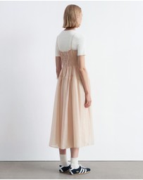 & Other Stories - Ruched Midi Dress