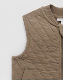 Purebaby - Quilted Vest -Kids-Babies