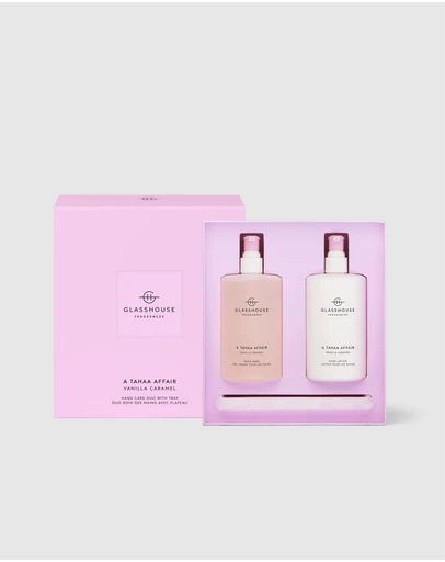 Glasshouse Fragrances - A Tahaa Affair Hand Care Duo With Tray