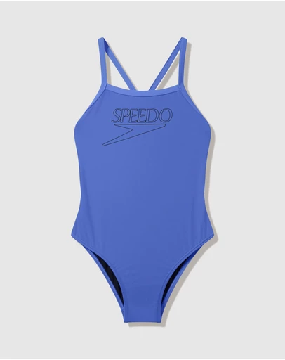 Speedo - Logo Thinstrap One Piece - Kids-Teens