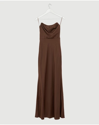 Revibe - Repaired CHANCERY Jada Strapless Corset Maxi Dress - AU 8