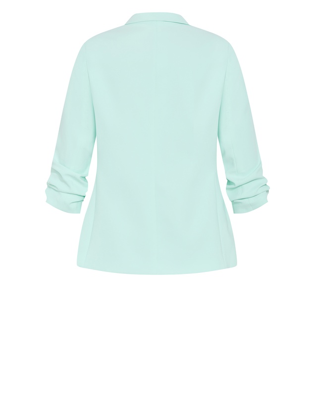 City Chic - Plus size Abbie Blazer - spearmint