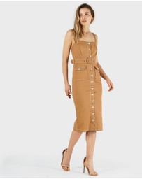 Amelius - Alliance Drill Midi Dress
