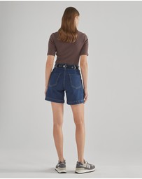 DRICOPER DENIM - Split Rib Top