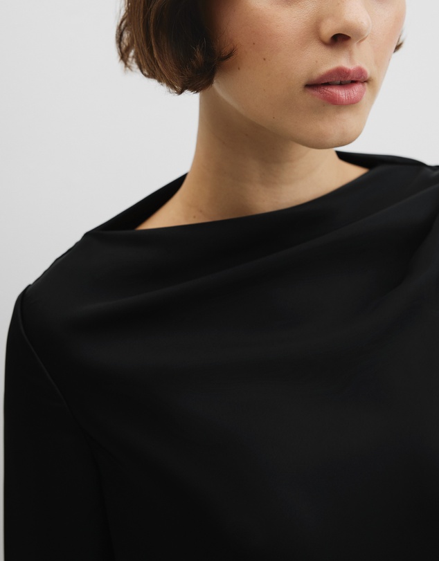 Country Road - Draped Long Sleeve Shirt