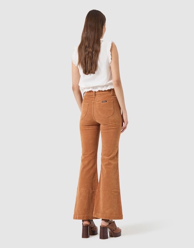 Rolla's - Eastcoast Flare Jean - Caramel Cord