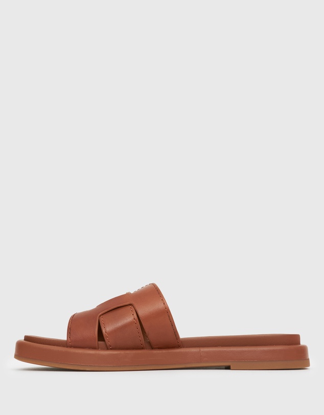 Betts - Bella Leather Flat Slides