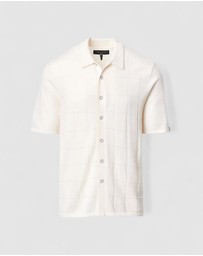 rag & bone - Window Pane Short sleeve Dalton