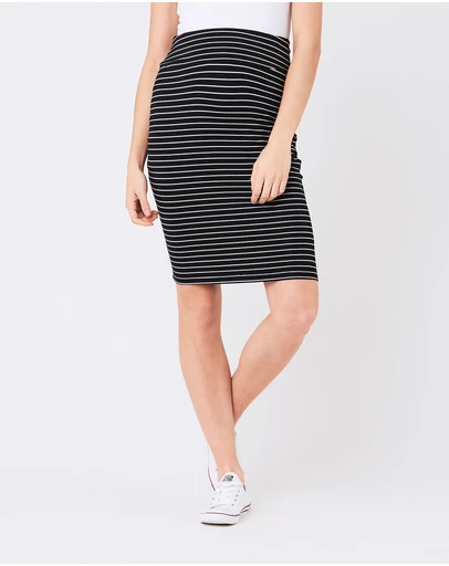Ripe Maternity - Mia Stripe Skirt
