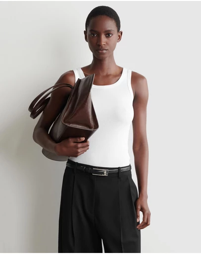 COS - Ribbed Cotton Tank Top