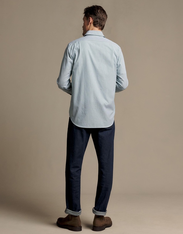 R.M.Williams - Sommers Poplin Stripe Shirt