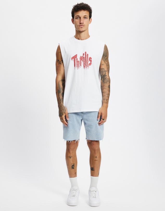 Thrills - Bones Raw Slim Denim Shorts