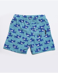 Vacancy Co - Smiley Shark Swim Short - Youth