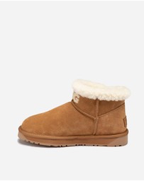 Ozwear Connection Uggs - Ugg Bondi Matelassé Shearling Ultra Mini Boot