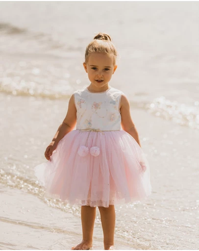 Bebe by Minihaha - Butterfly Appliqued Dress - Babies