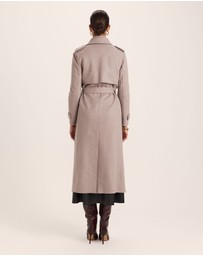 SABA - Karla Wool Longline Trench Coat