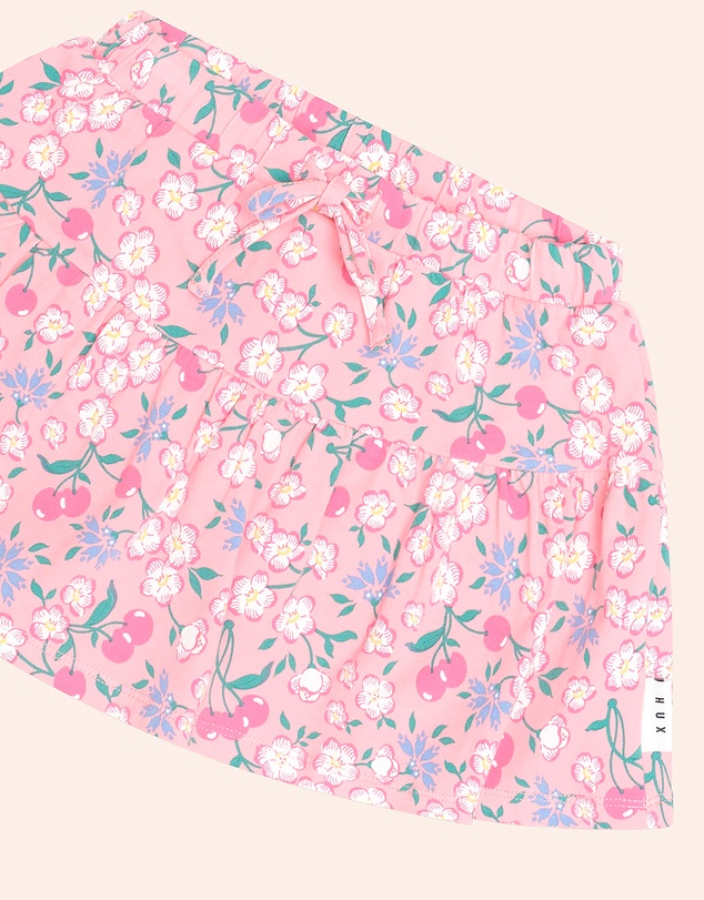 Huxbaby - Tropical Cherry Drawstring Skirt - Babies-Teens