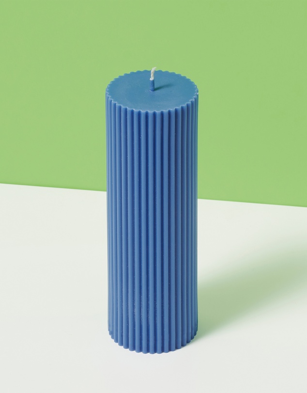 XRJ Celebrations - Pillar Navy Candle