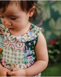 Fleur Harris - 'The Magic Faraway Tree' Pretty Patchwork Romper in Patchwork