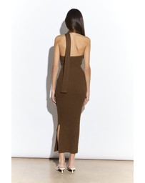 Glamorous - Scarf Neck Knitted Midi Dress