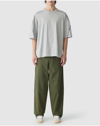 Bassike - Slouch Ripstop Adjustable Pants