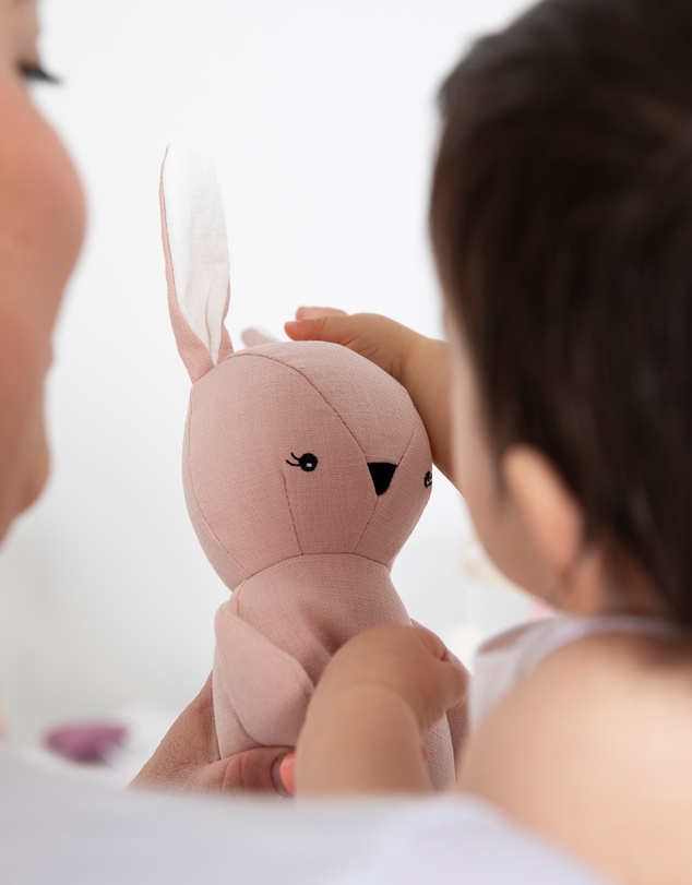 Living Textiles - Small Linen Animal - Betty the Bunny