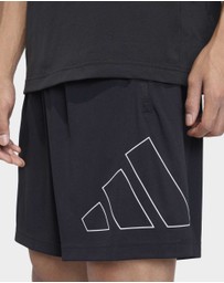 adidas Performance - WORKOUT ESSENTIALS BASE PIQUE BIG LOGO SHORTS Mens