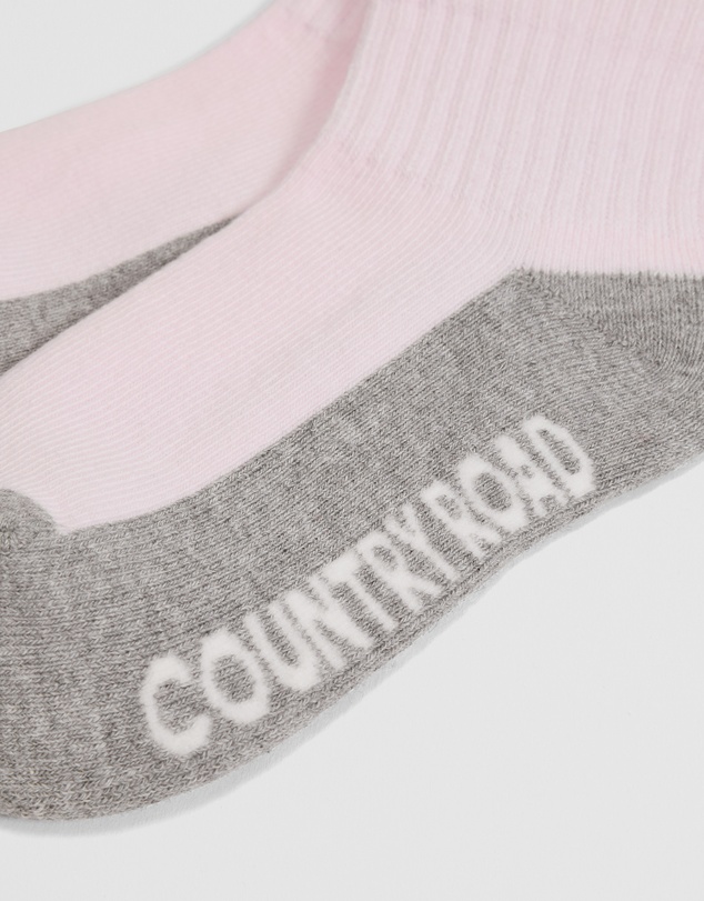 Country Road - Quarter Crew Sock Pack Of 3