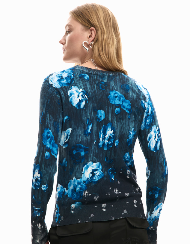 Desigual - Lightweight floral sweater