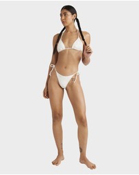 RVCA - Womens Blurred Ditsy Halter Slide Tri Bikini Top