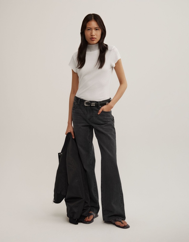 Witchery - High Neck Textured T-shirt