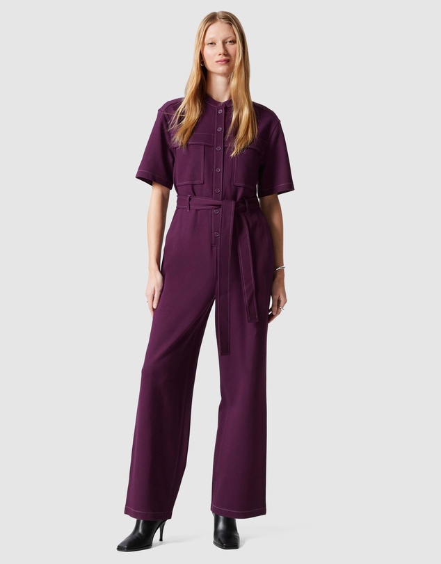 & Other Stories - Short-Sleeve Utility Jumpsuit