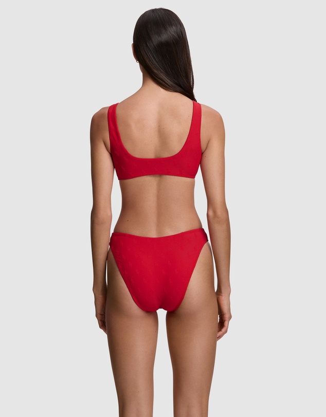 Polo Ralph Lauren - Logo Jacquard High Leg Bikini Bottom