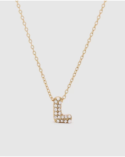 Seed Heritage - Initial Jewel Bubble Necklace