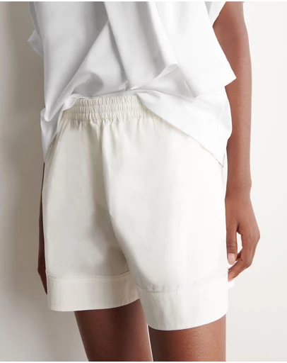 COS - Elasticated Grosgrain-Detail Cotton Shorts