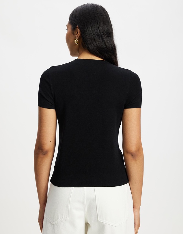 Grace Willow - Harriet Wool Knit T-Shirt