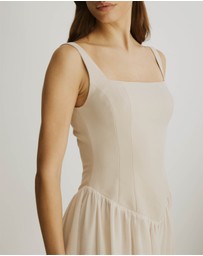 Atmos&Here - Sophie V-Waist Mini Dress