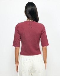 AERE - Odele Rib T-Shirt